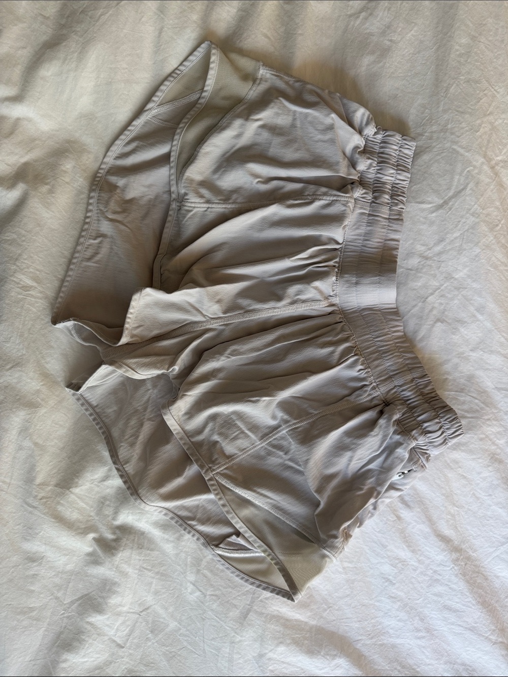 lululemon athletica white Women’s Athletic Shorts